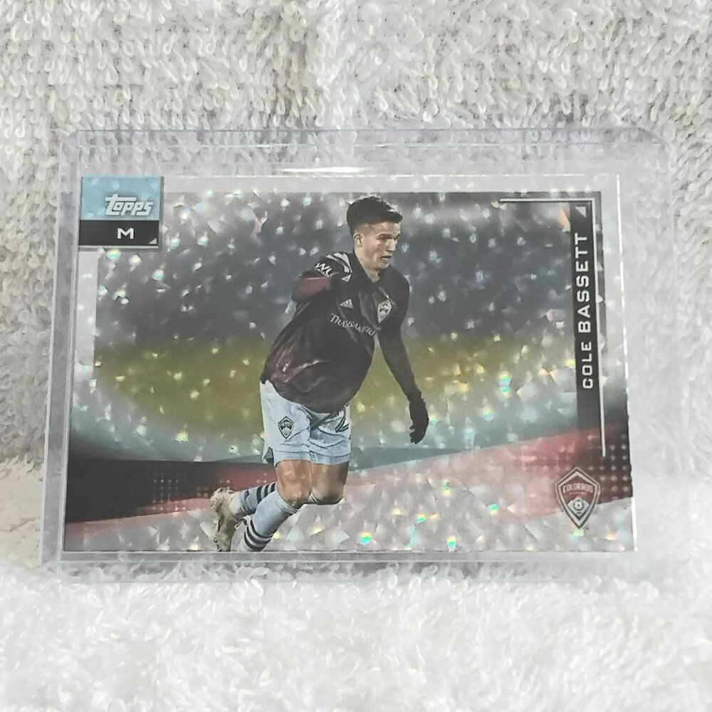 5/$20 Mint 2021 Topps Cole Bassett Icy White Foil MLS Card 87!!